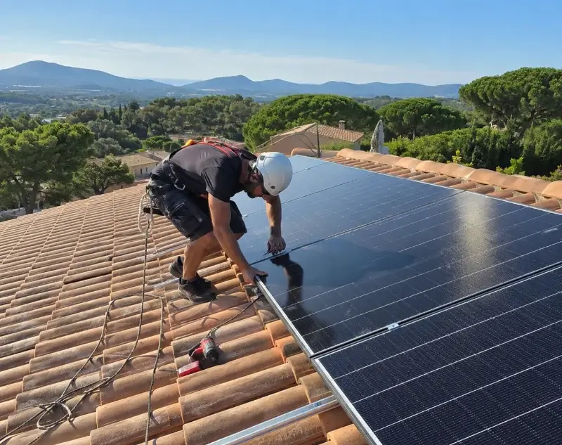 Installateur panneaux solaires Les Ulmes — pose photovoltaïque sur toiture