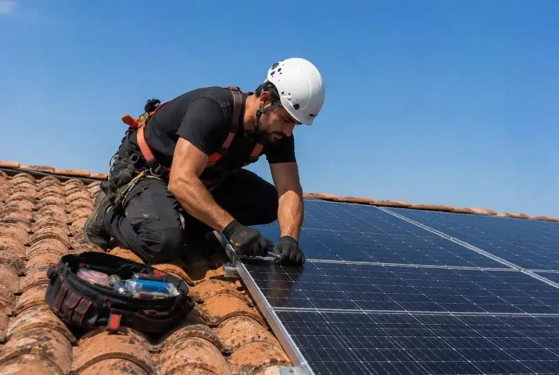 Maintenance et monitoring de panneaux solaires aux Ulmes